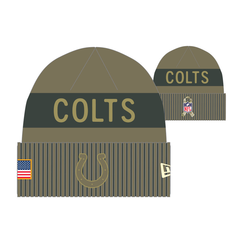 Gorro Sport Knit Salute To Service 25 Indianapolis Colts