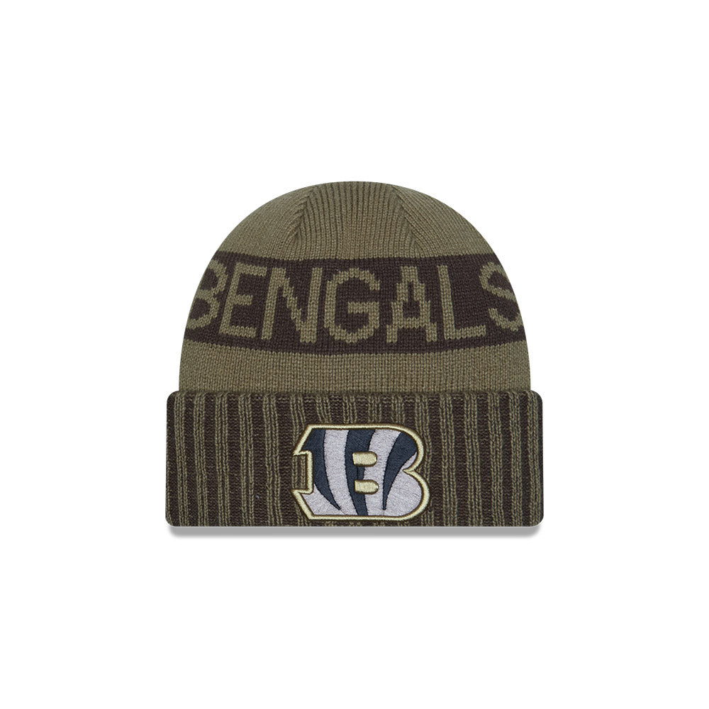 Gorro Sport Knit Salute To Service 25 Cincinnati Bengals