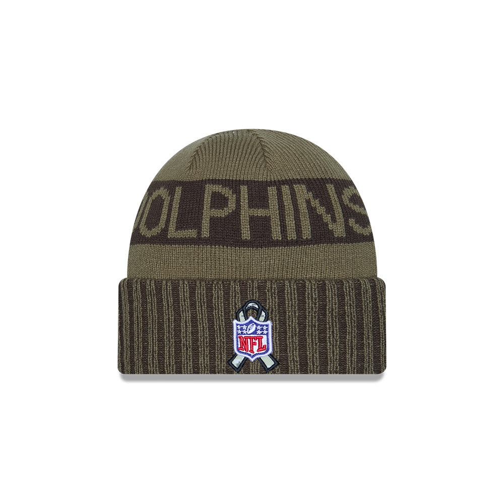 Gorro Sport Knit Salute To Service 25 Miami Dolphins - NERIAS DEPORTES
