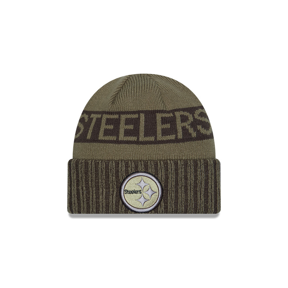 Gorro Sport Knit Salute To Service 25 Pittsburgh Steelers