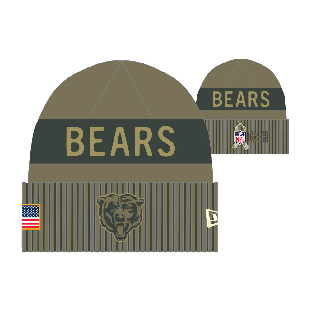 Gorro Sport Knit Salute To Service 25 Chicago Bears