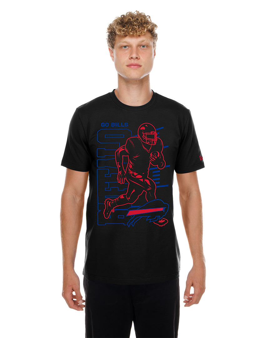 Playera New Era Training 26 Black NFL Buffalo Bills