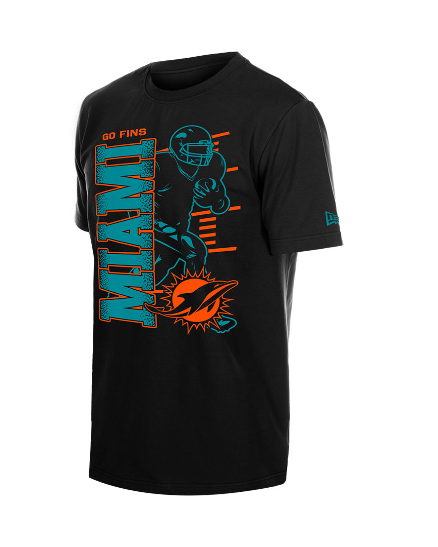 Playera New Era Training 26 Black NFL Miami Dolphins
