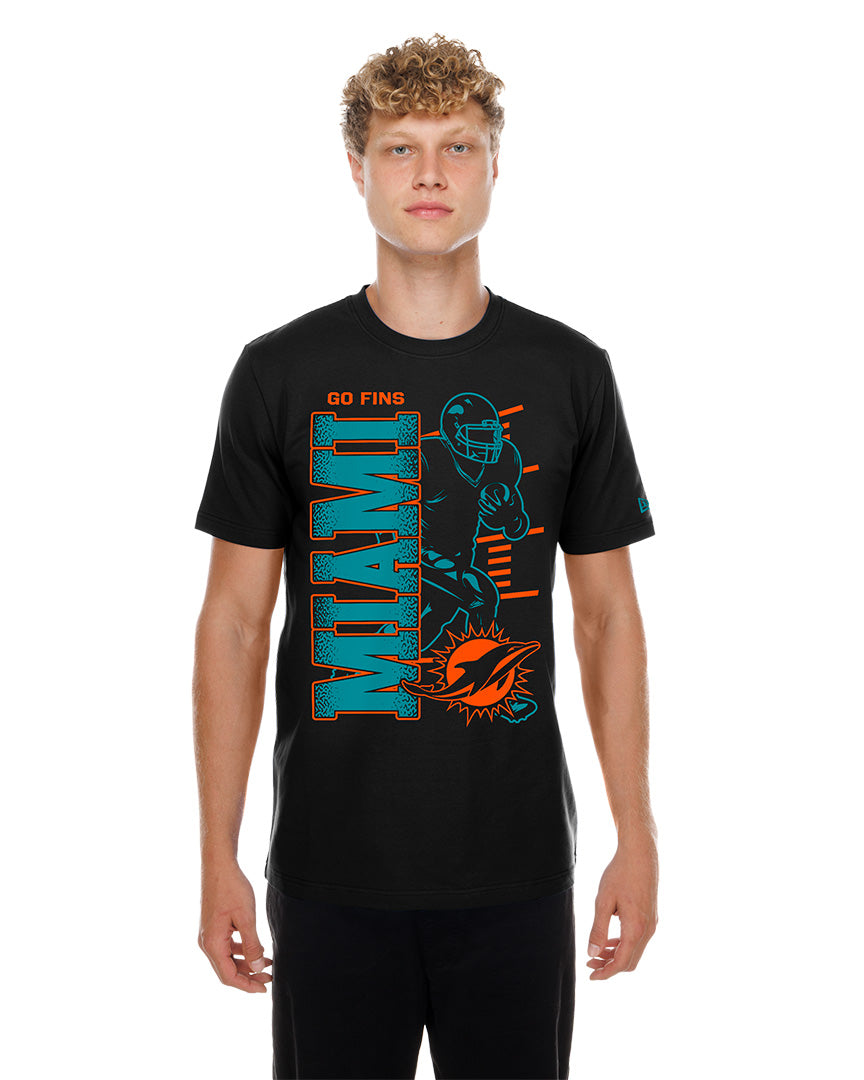 Playera New Era Training 26 Black NFL Miami Dolphins