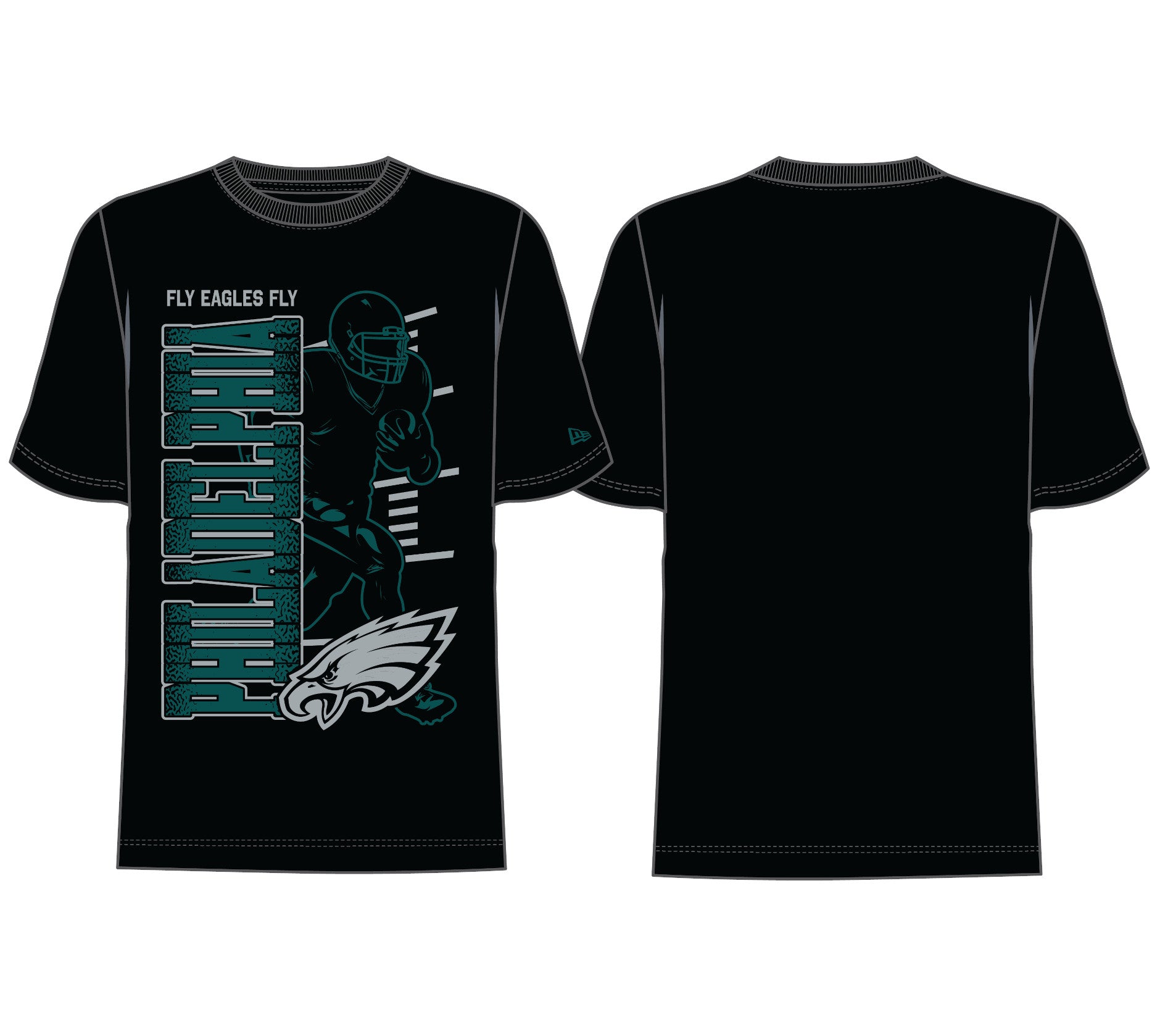 Playera New Era Training 26 Black NFL Philadelphia Eagles