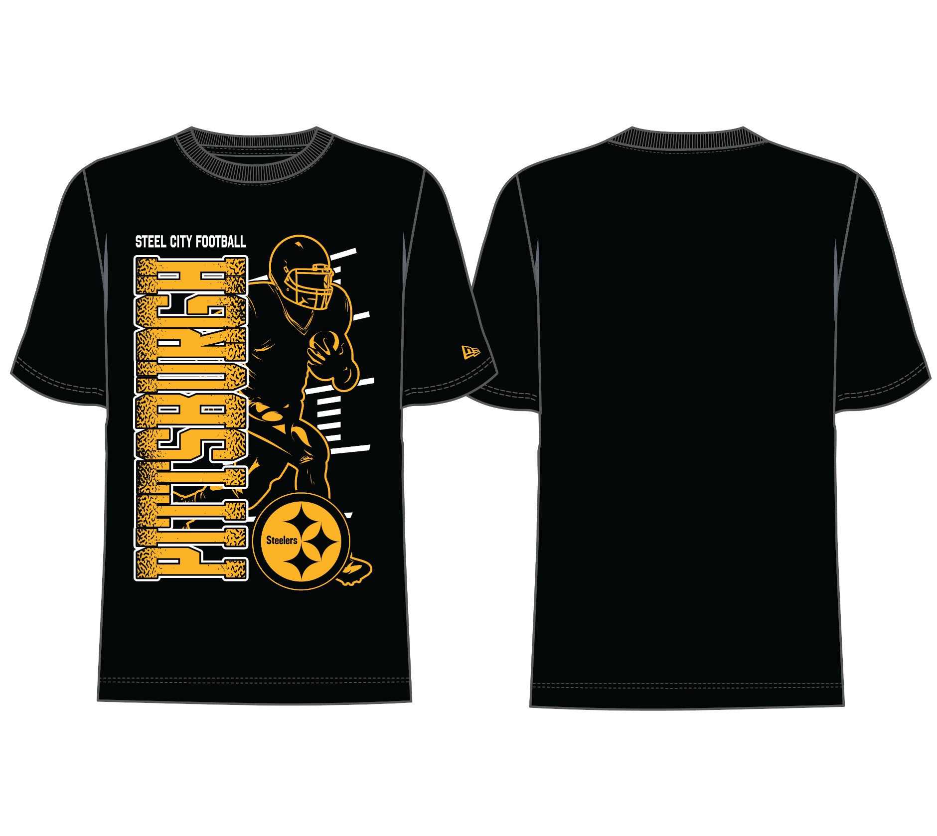 Playera New Era Training 26 Black NFL Pittsburgh Steelers