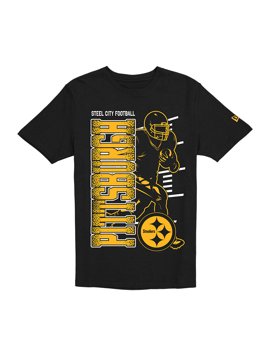 Playera New Era Training 26 Black NFL Pittsburgh Steelers