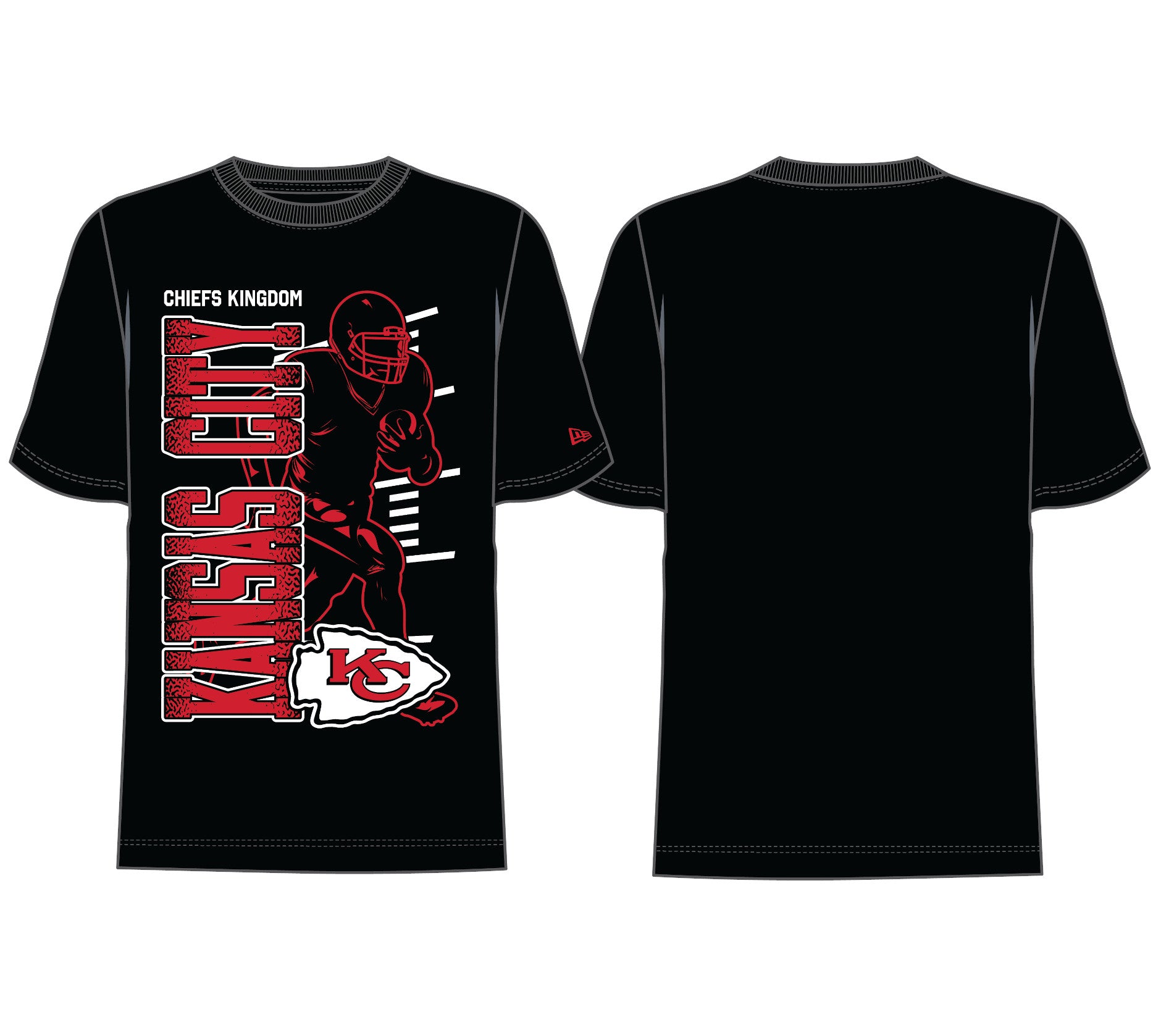 Playera New Era Training 26 Black NFL Kansas City Chiefs