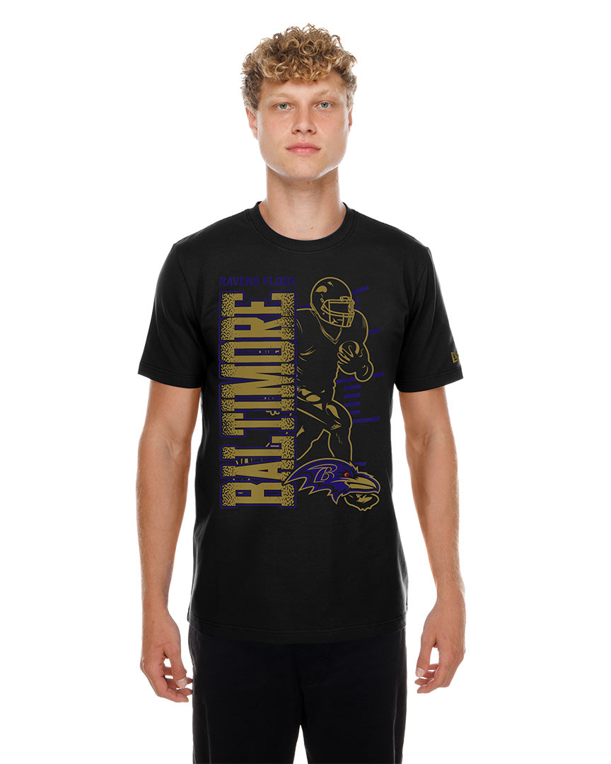 Playera New Era Training 26 Black NFL Baltimore Ravens