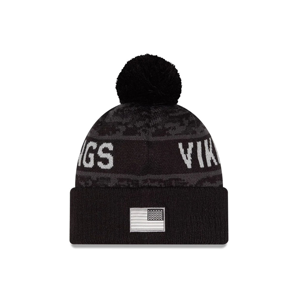 Gorro Sport Knit 26 Salute To Service Vikings
