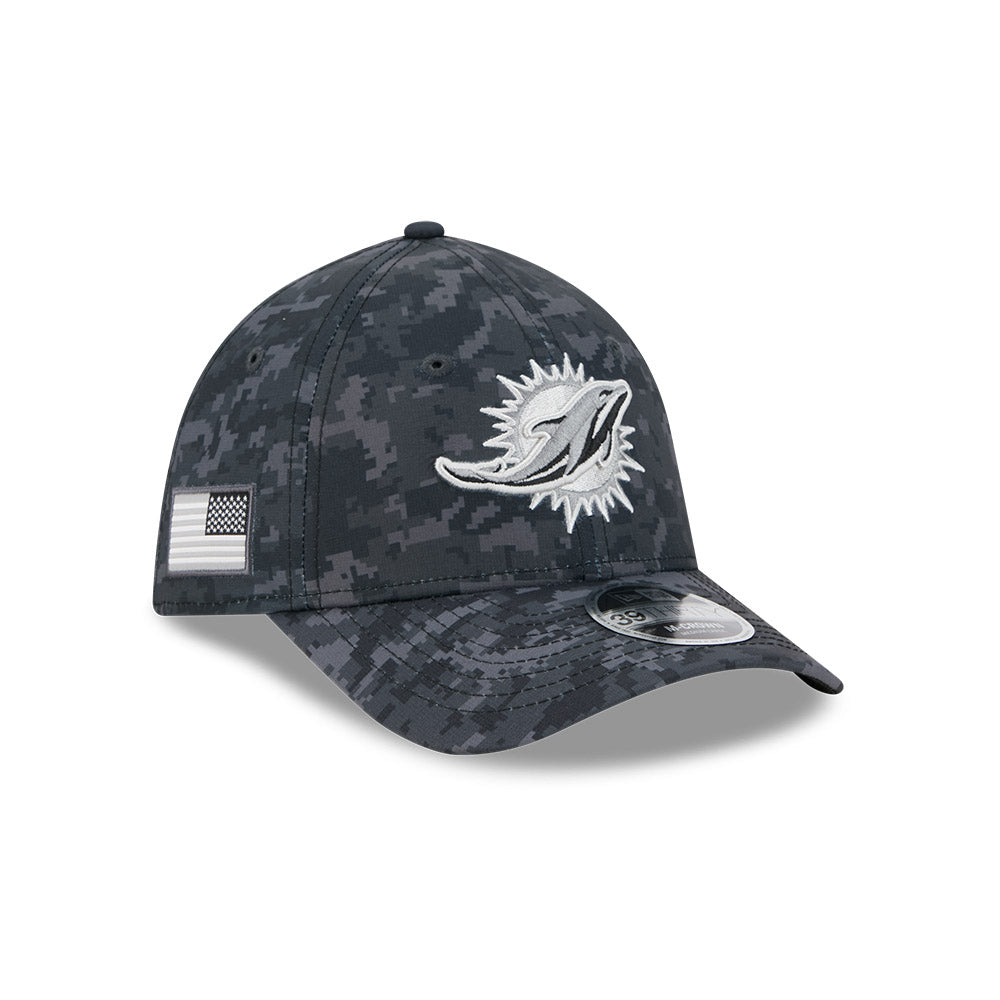 Gorra New Era 3930 Salute To Service 26 Dolphins