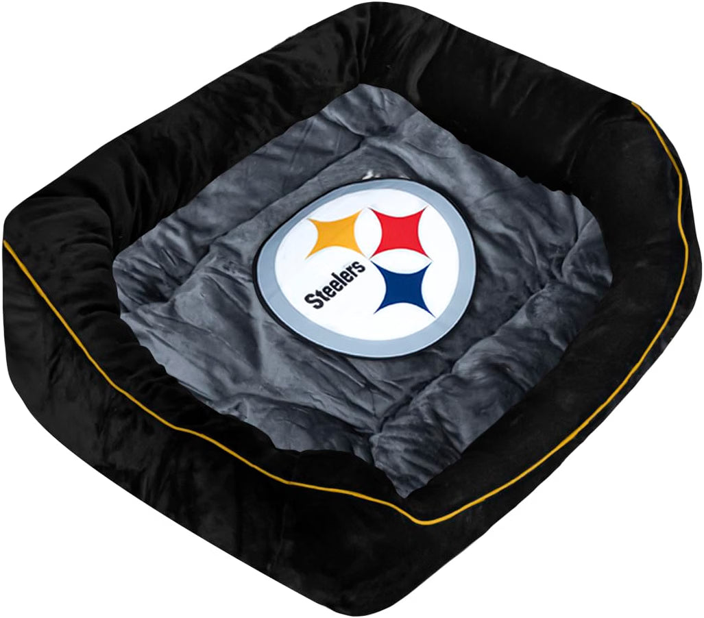 Cama Para Mascota Afelpada NFL 26 Pittsburgh Steelers