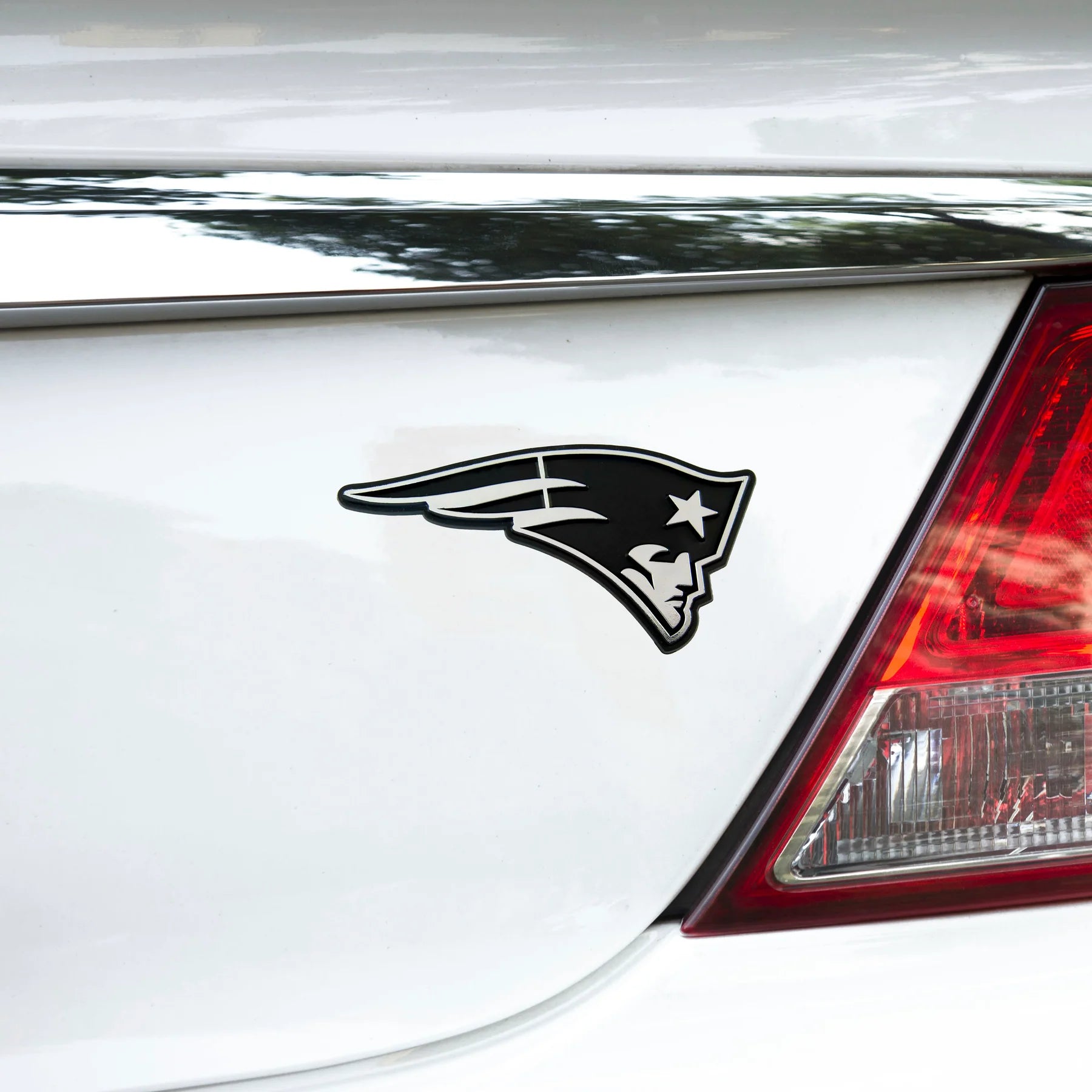 Auto Emblema Plástico Logo NFL  New England Patriots