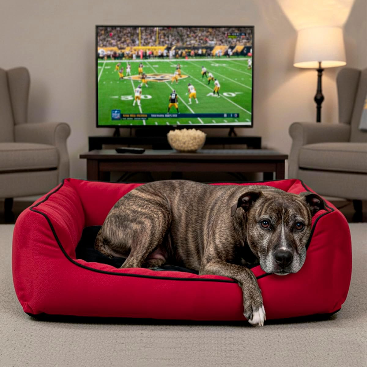Cama Para Mascota Afelpada NFL 26 Kansas City Chiefs
