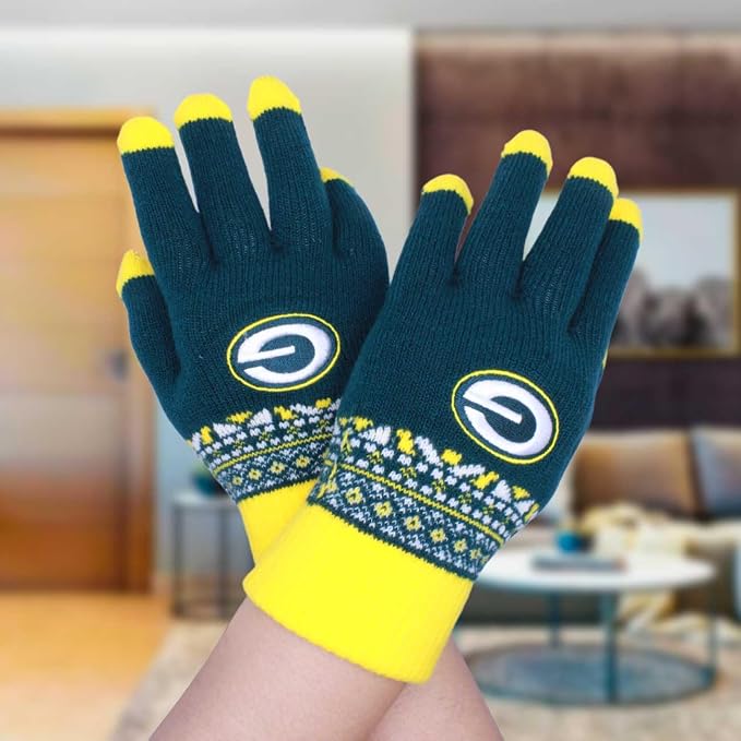 Guantes NFL 22 Winter Unitalla Gloves Packers