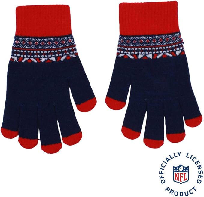 Guantes NFL 22 Winter Unitalla Gloves Patriots