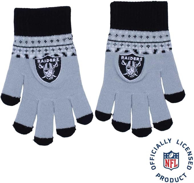 Guantes NFL 22 Winter Unitalla Gloves Raiders