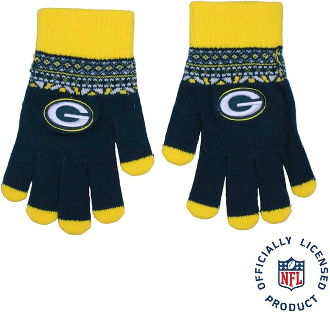 Guantes NFL 22 Winter Unitalla Gloves Packers