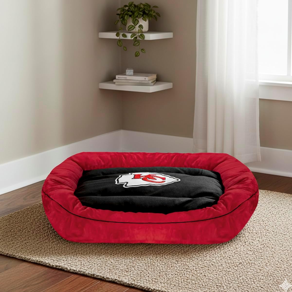 Cama Para Mascota Afelpada NFL 26 Kansas City Chiefs
