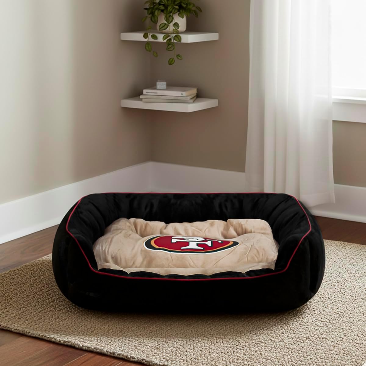 Cama Para Mascota Afelpada NFL 26 San Francisco 49ers