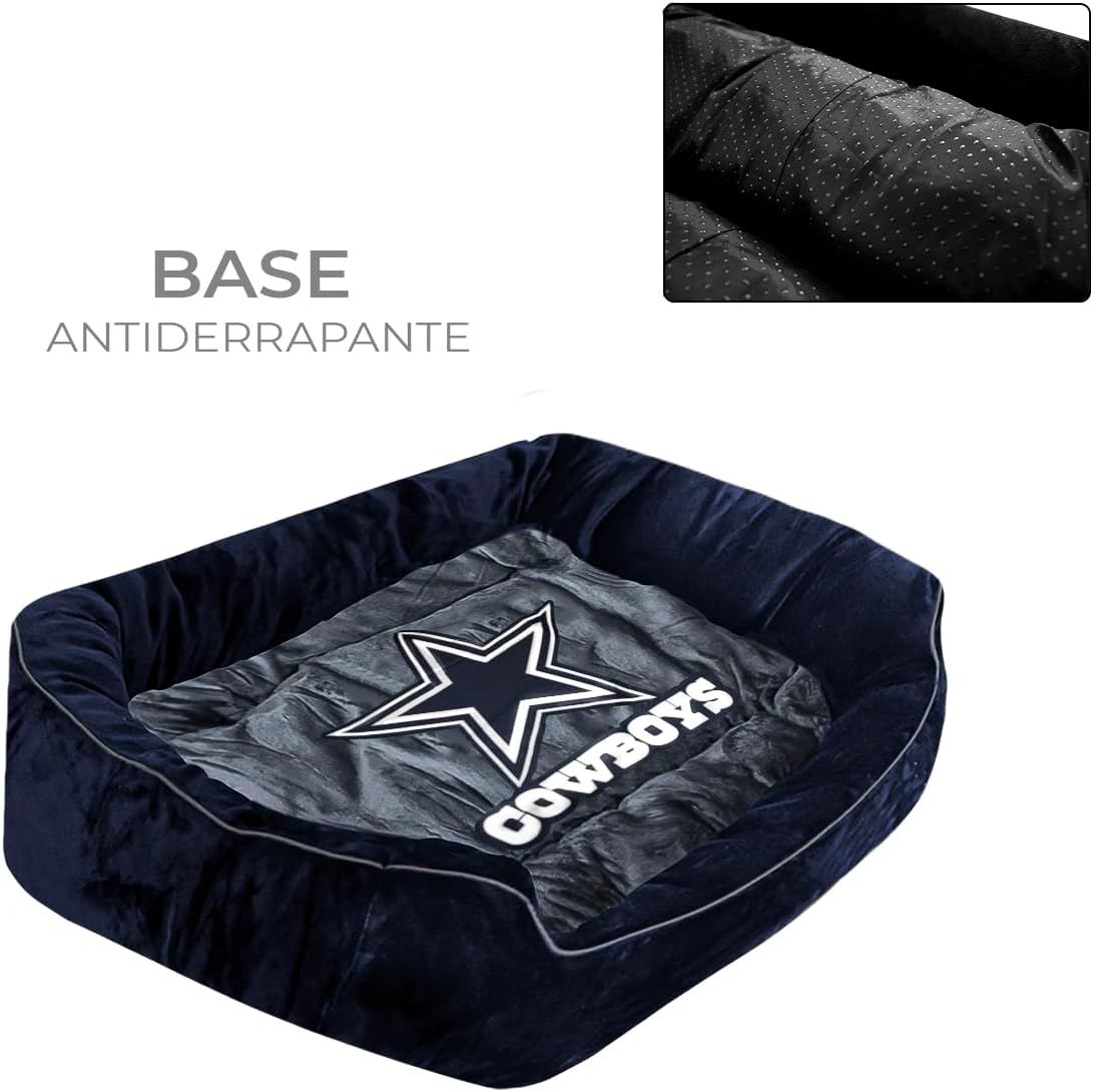 Cama Para Mascota Afelpada NFL 26 Dallas Cowboys
