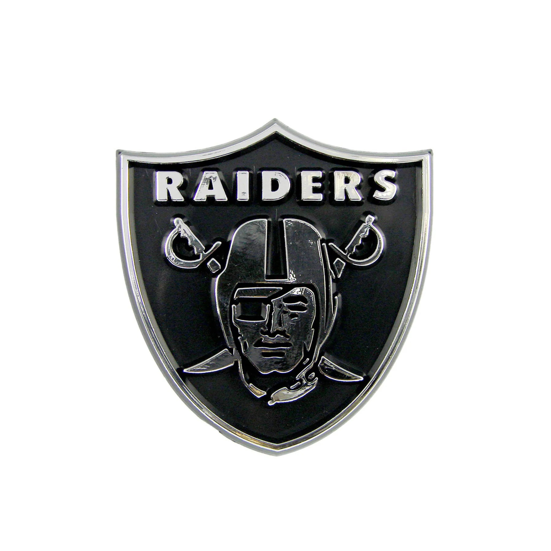 Auto Emblema Plástico Logo NFL Las Vegas Raiders
