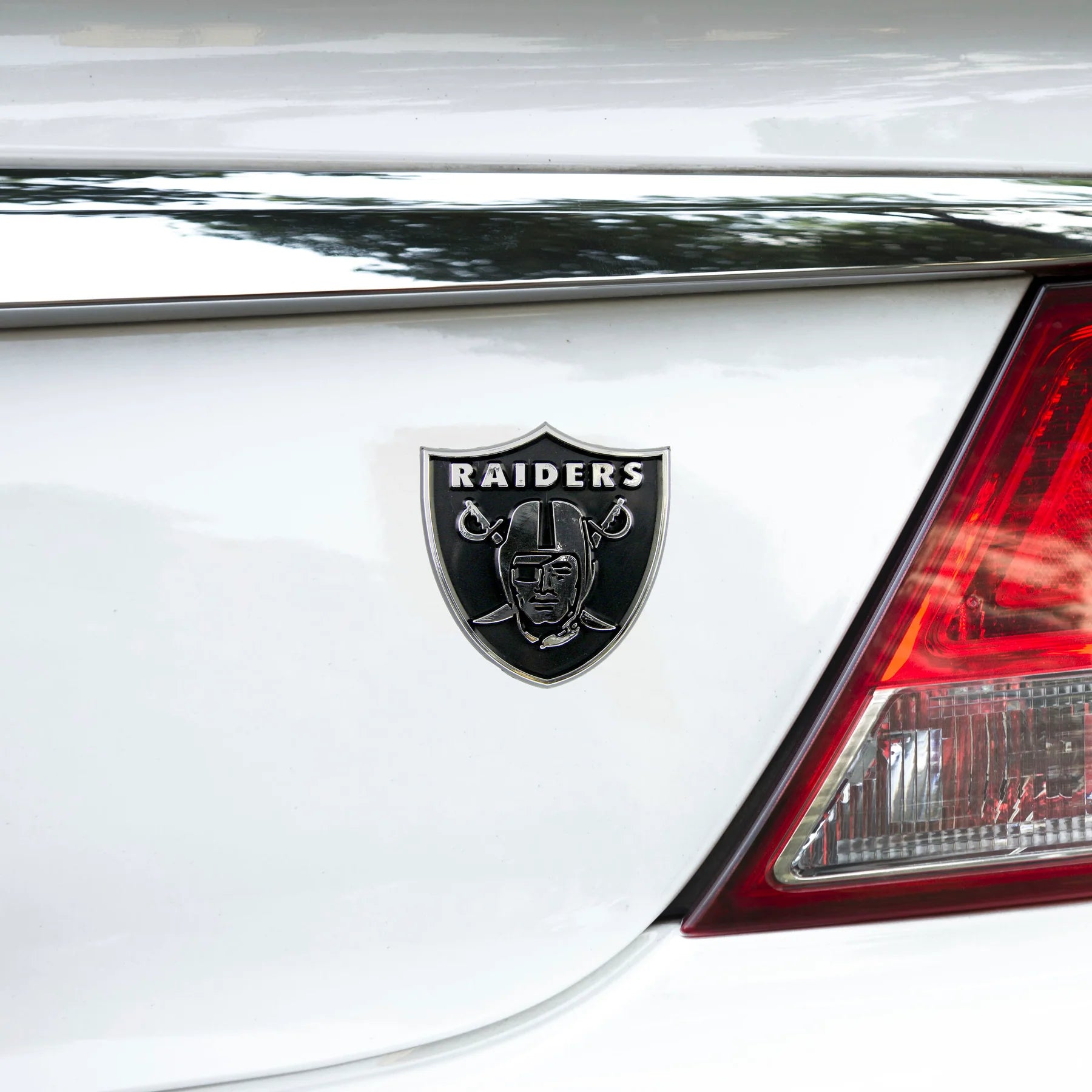 Auto Emblema Plástico Logo NFL Las Vegas Raiders