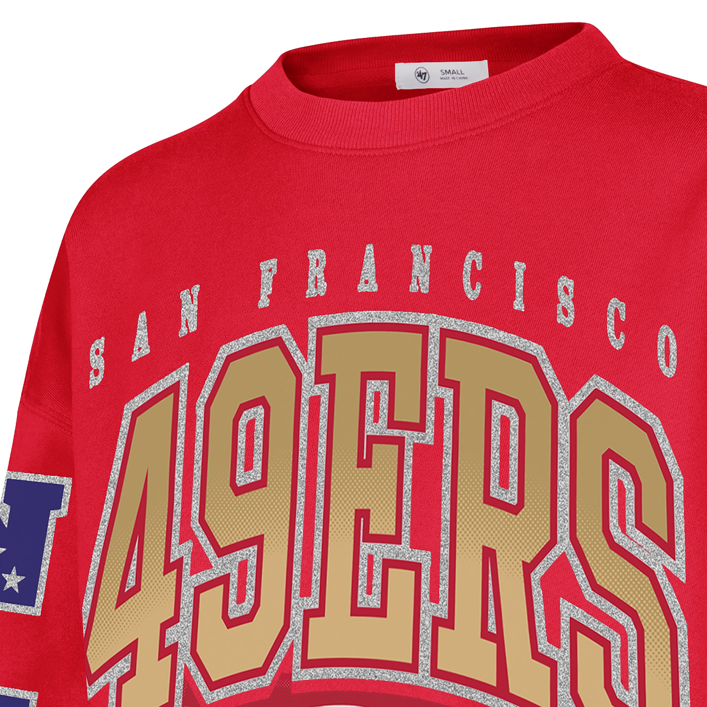 Sudadera 47 Para Dama Oversized 25 NFL San Francisco 49ers