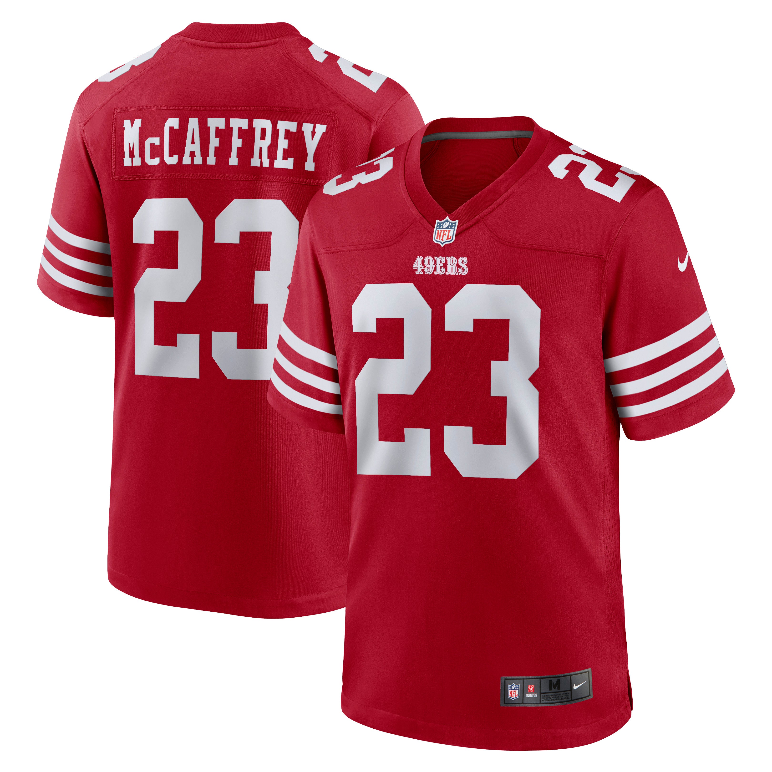 Jersey Game 49ers McCaffrey TC Adulto