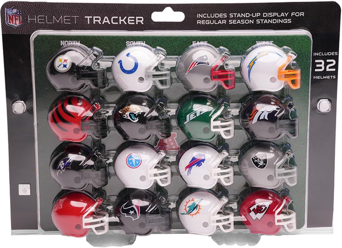 Set De Mini Cascos Riddell Tracker 2026 NFL 32 Equipos