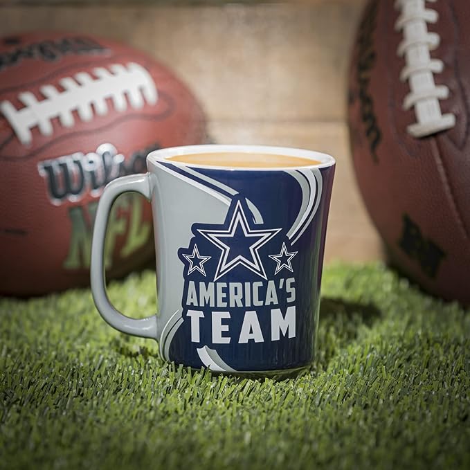 Taza De Cerámica 400ml Evergreen Con Caja Cowboys