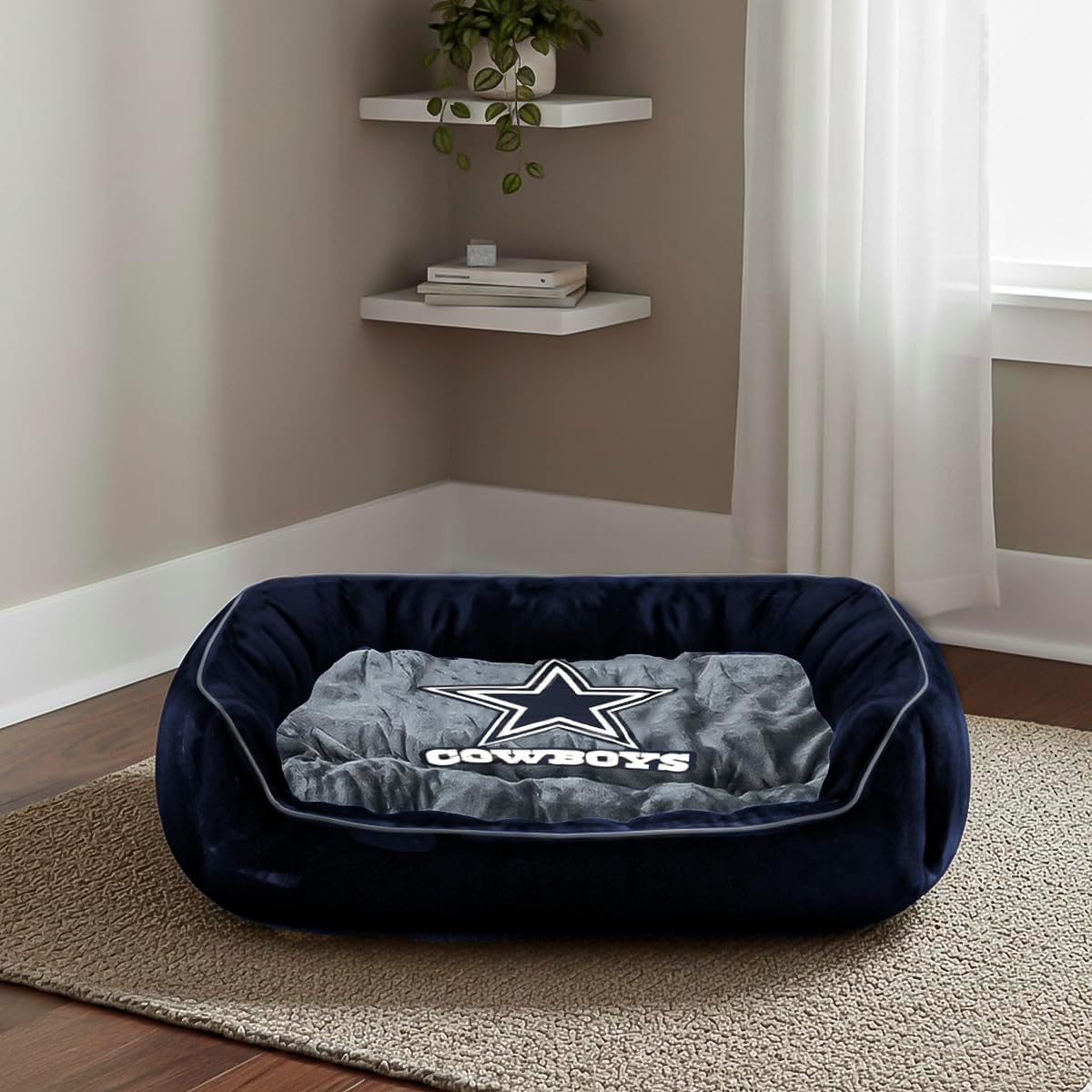 Cama Para Mascota Afelpada NFL 26 Dallas Cowboys