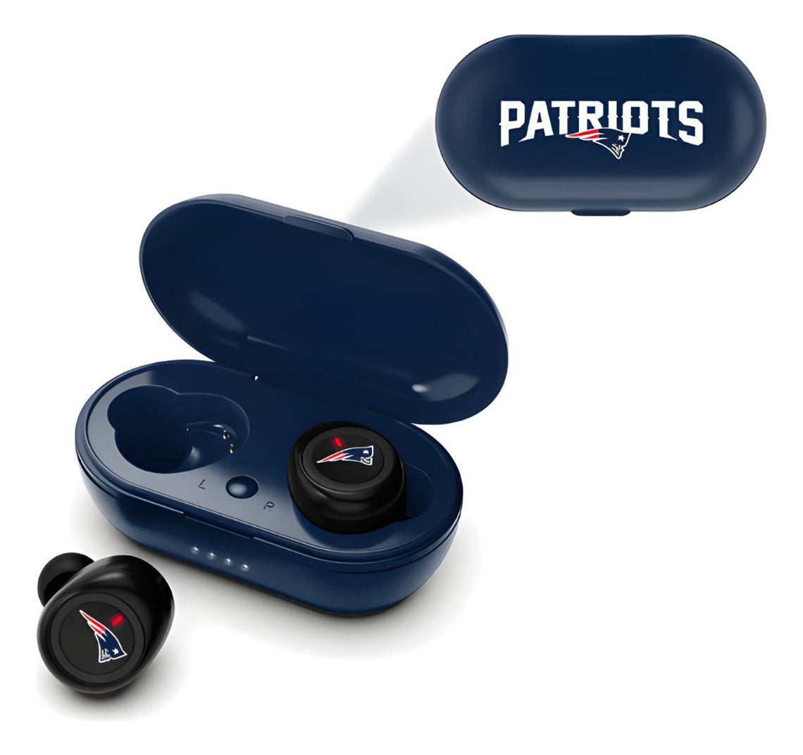 Audífonos Inalámbricos Earbud Bluetooth NFL Patriots