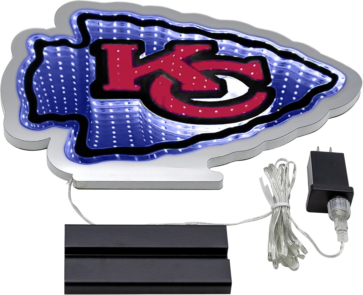 Letrero Luminoso Logo Led Infinity 35cm x 43cm Chiefs