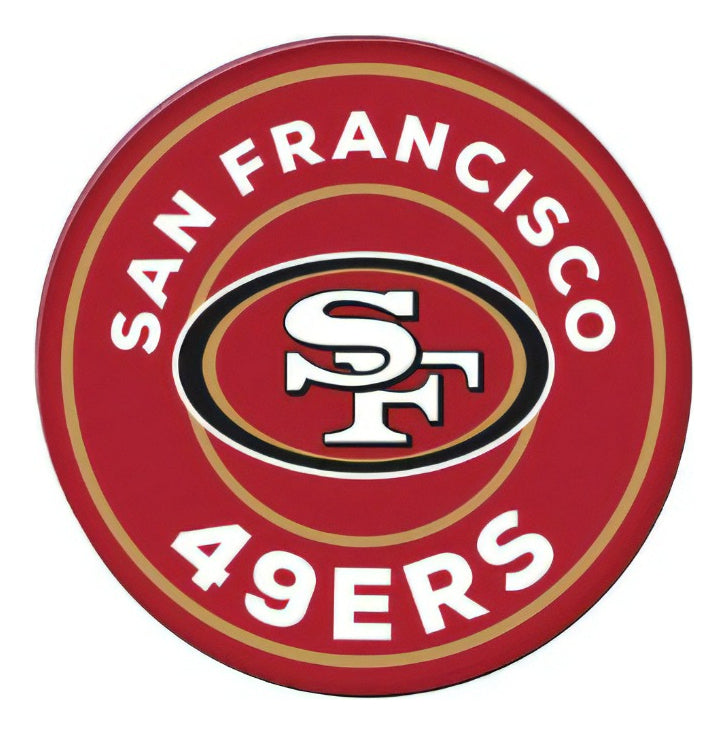 Imán Set Acrylic NFL 49ers WinCraft - NERIAS DEPORTES