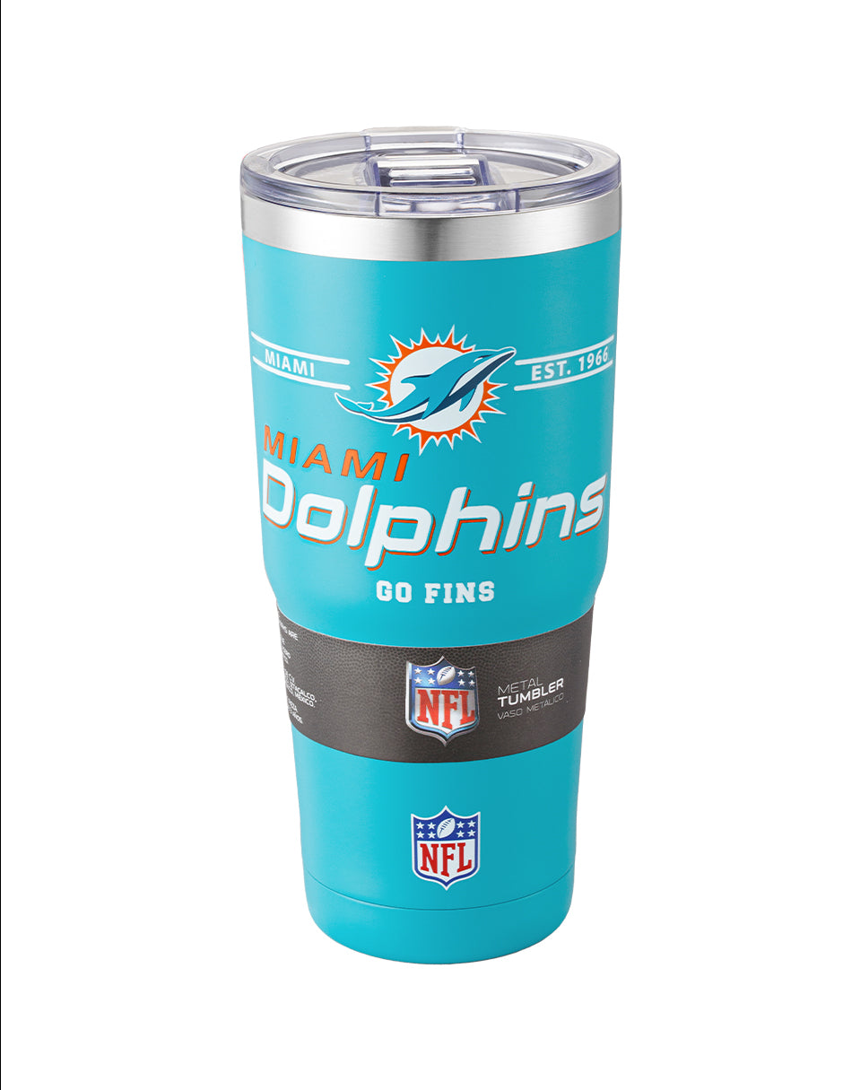Termo NFL 26 Metal Tumbler Dolphins 650 ml