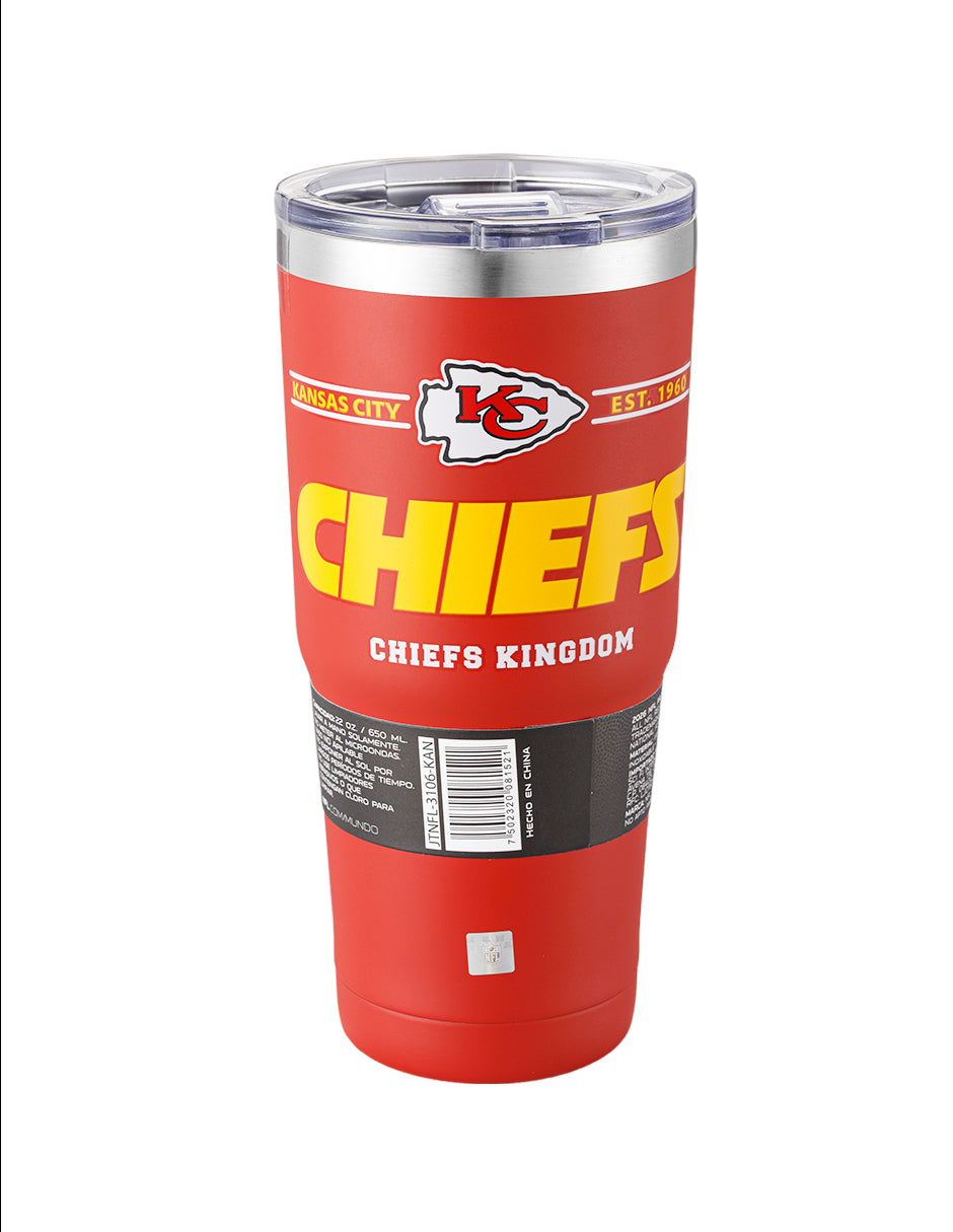 Termo NFL 26 Metal Tumbler Chiefs 650 ml