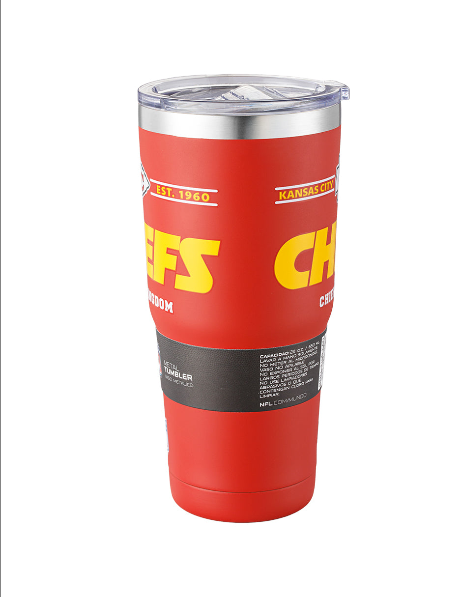 Termo NFL 26 Metal Tumbler Chiefs 650 ml