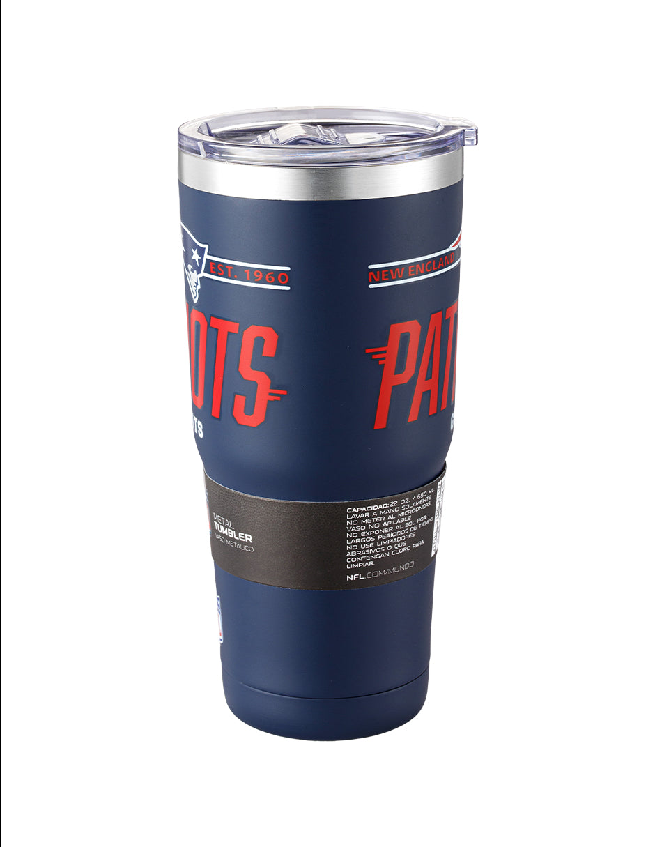 Termo NFL 26 Metal Tumbler Patriots 650 ml