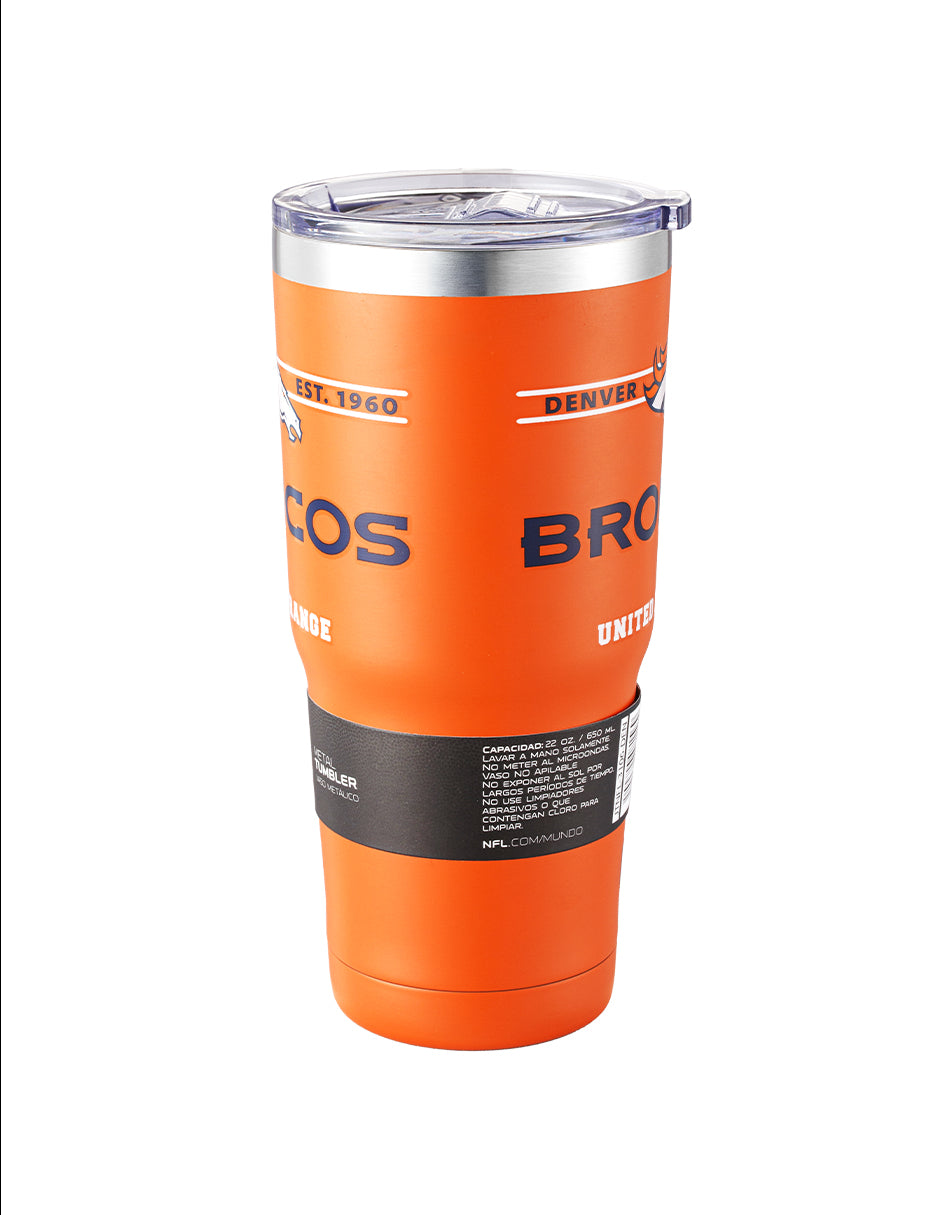 Termo NFL 26 Metal Tumbler Broncos 650 ml