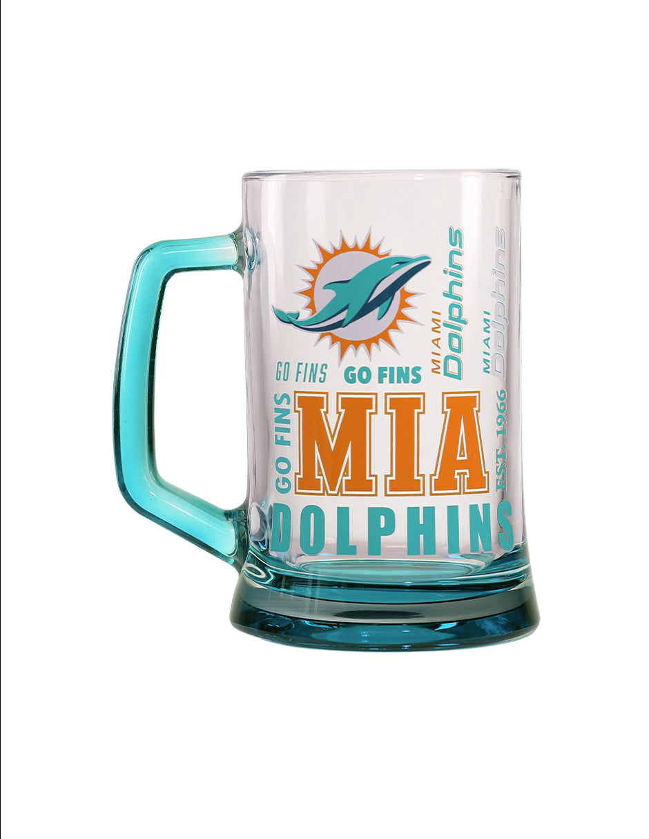 Tarro NFL 26 Beer Mug 650 ml Miami Dolphins