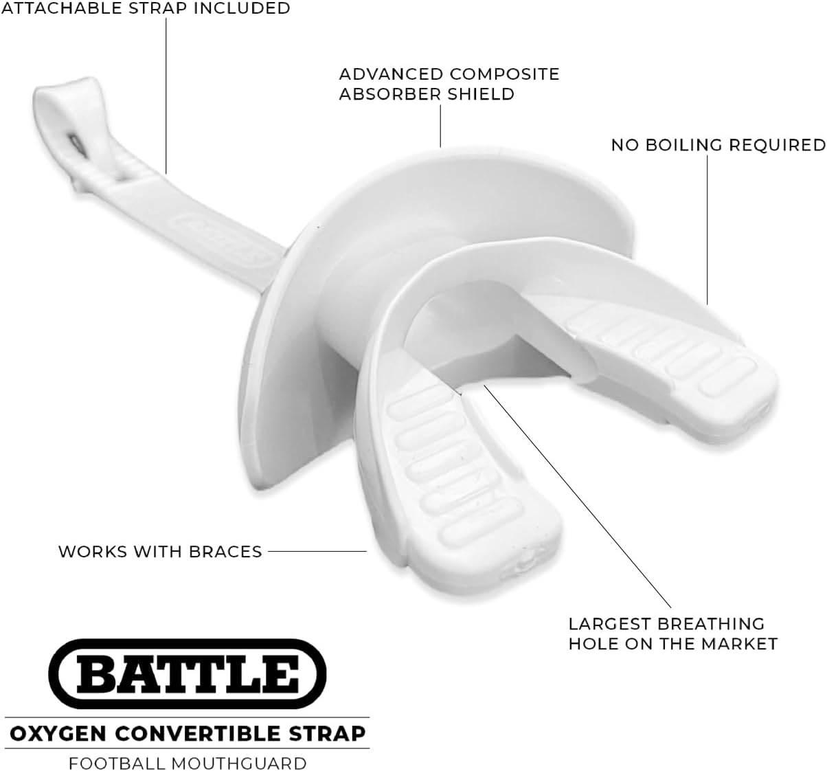 Protector Bucal Battle Sports Oxygen Iridescent Graffiti