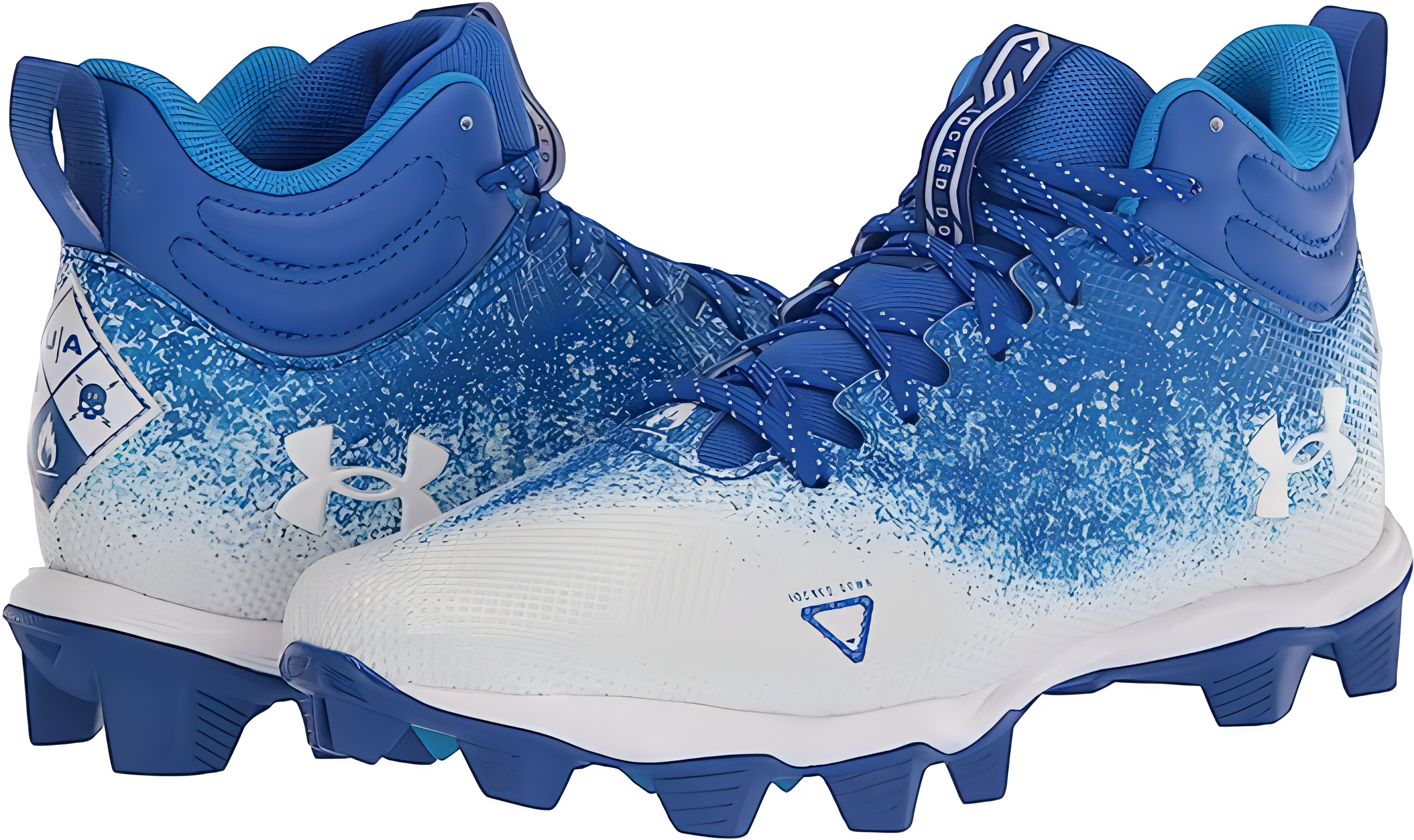 Zapato Cleats Under Armour Spotlight Rm 2.0 Azul Infantil