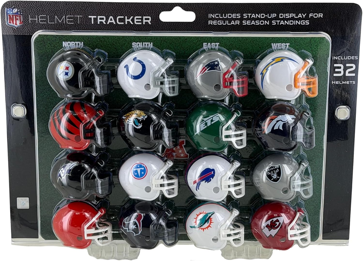 Set De Mini Cascos Riddell Tracker 2026 NFL 32 Equipos