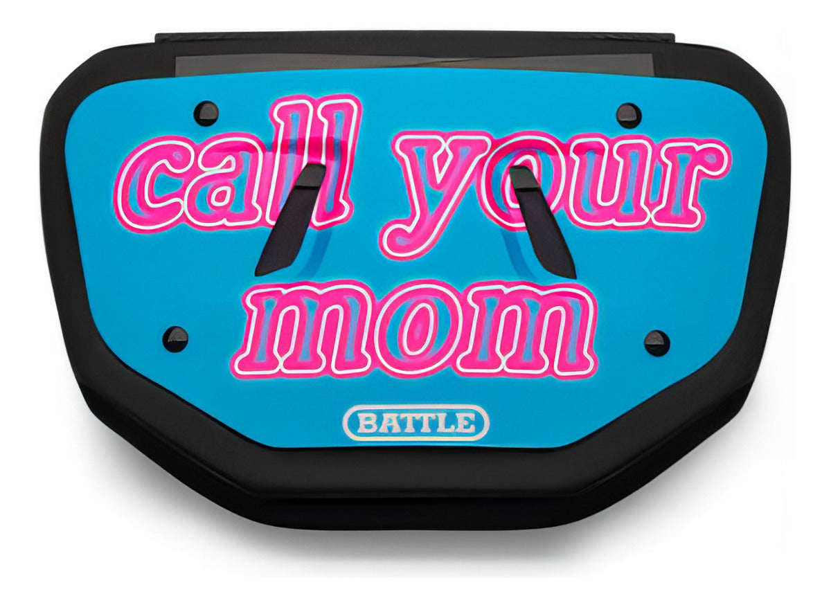 Back Plate Battle Sports Call Your Mom Adulto
