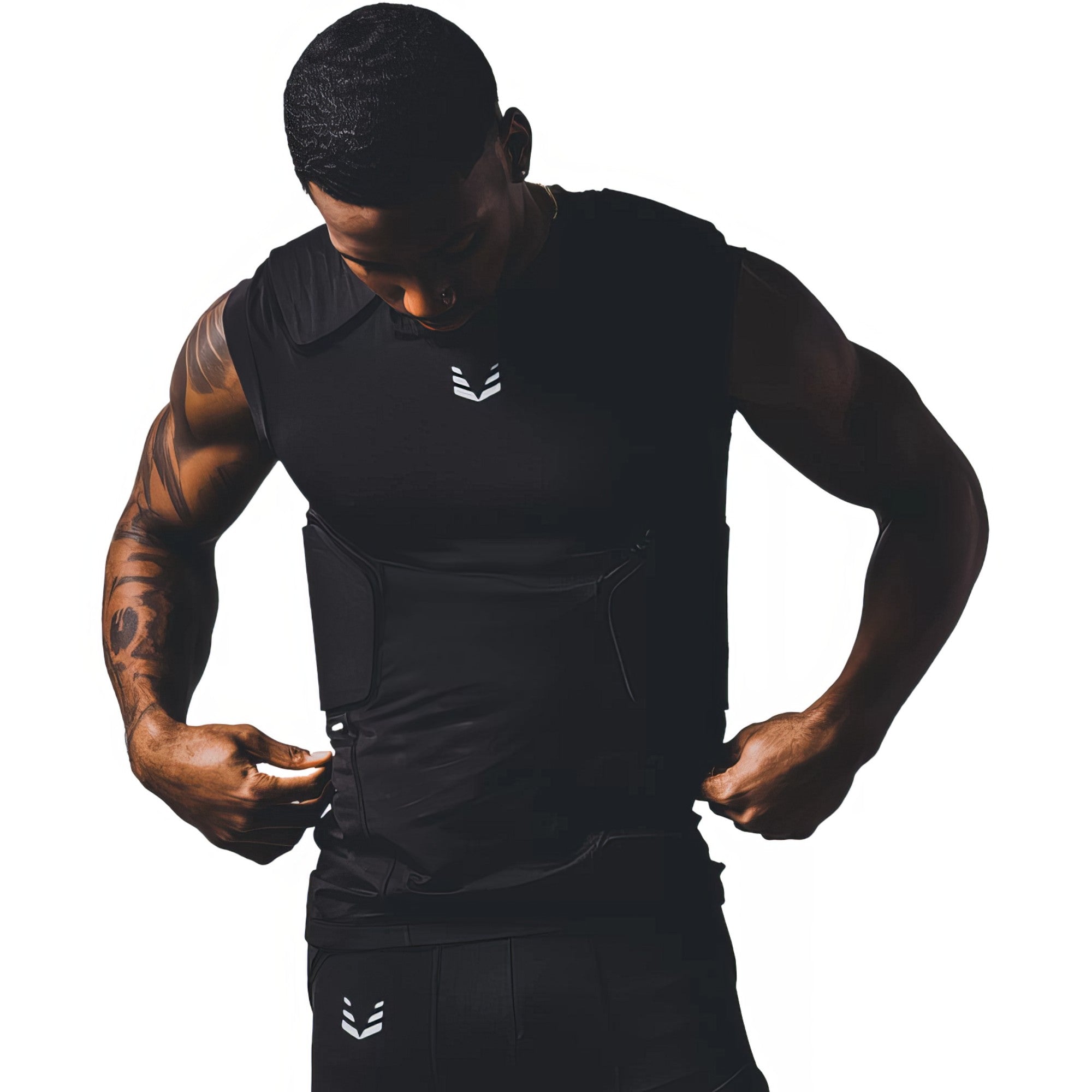 Body Con Protección Acolchado Vicis Spandex Negro Adulto - NERIAS DEPORTES