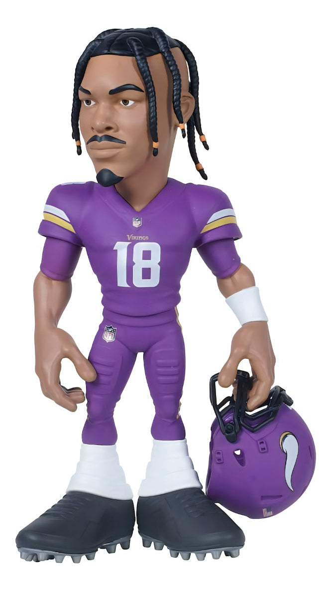 Figura Fútbol Americano Vikings J. Jefferson Gamechangers