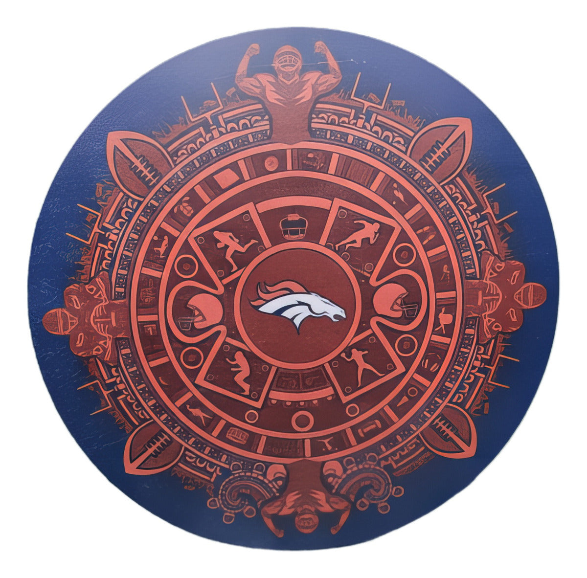 Letrero Team Maya Big Fan Creations Denver Broncos