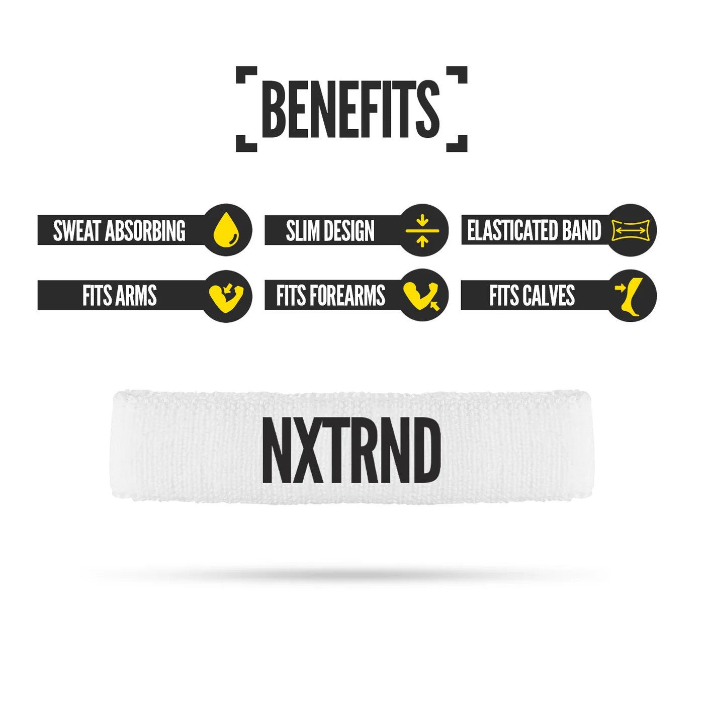 Banda Tela Absorbente NXTRND Arm Bands Par