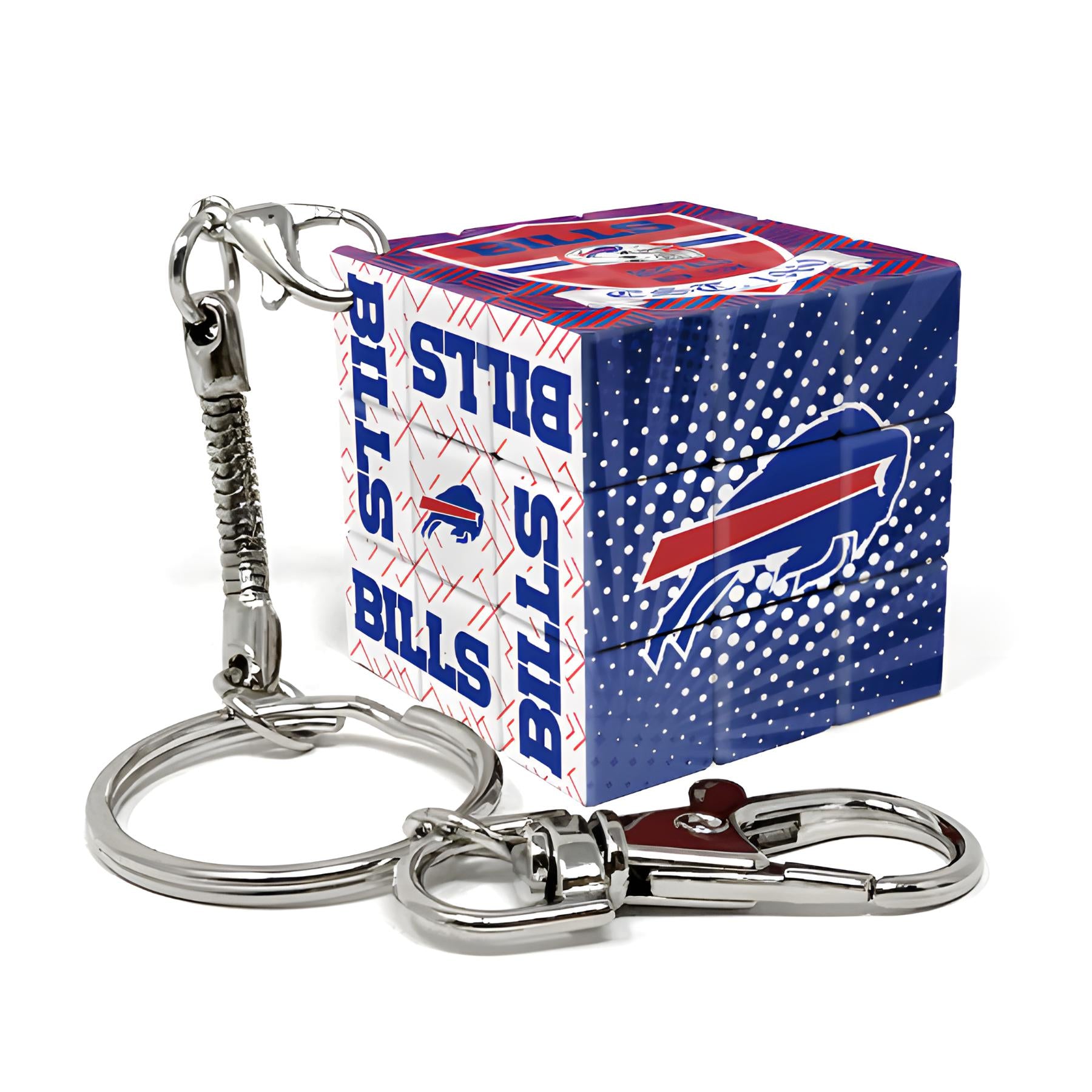 Llavero Mini Rubik NFL Bills - NERIAS DEPORTES